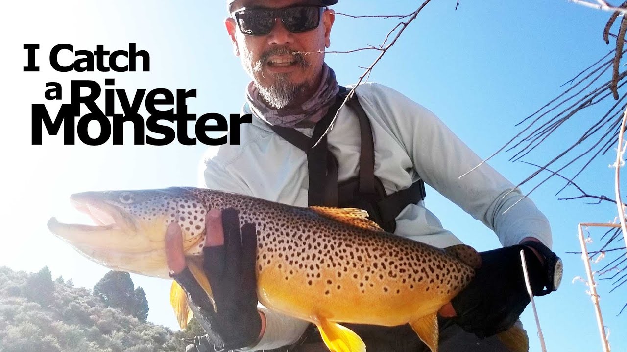 I Catch a River Monster. A Fish of a Lifetime. My Eastern Sierra Fishmas Trip 2022.