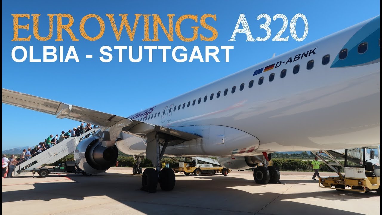 Eurowings A320 ✈️| Take-Off Olbia & Landing Stuttgart