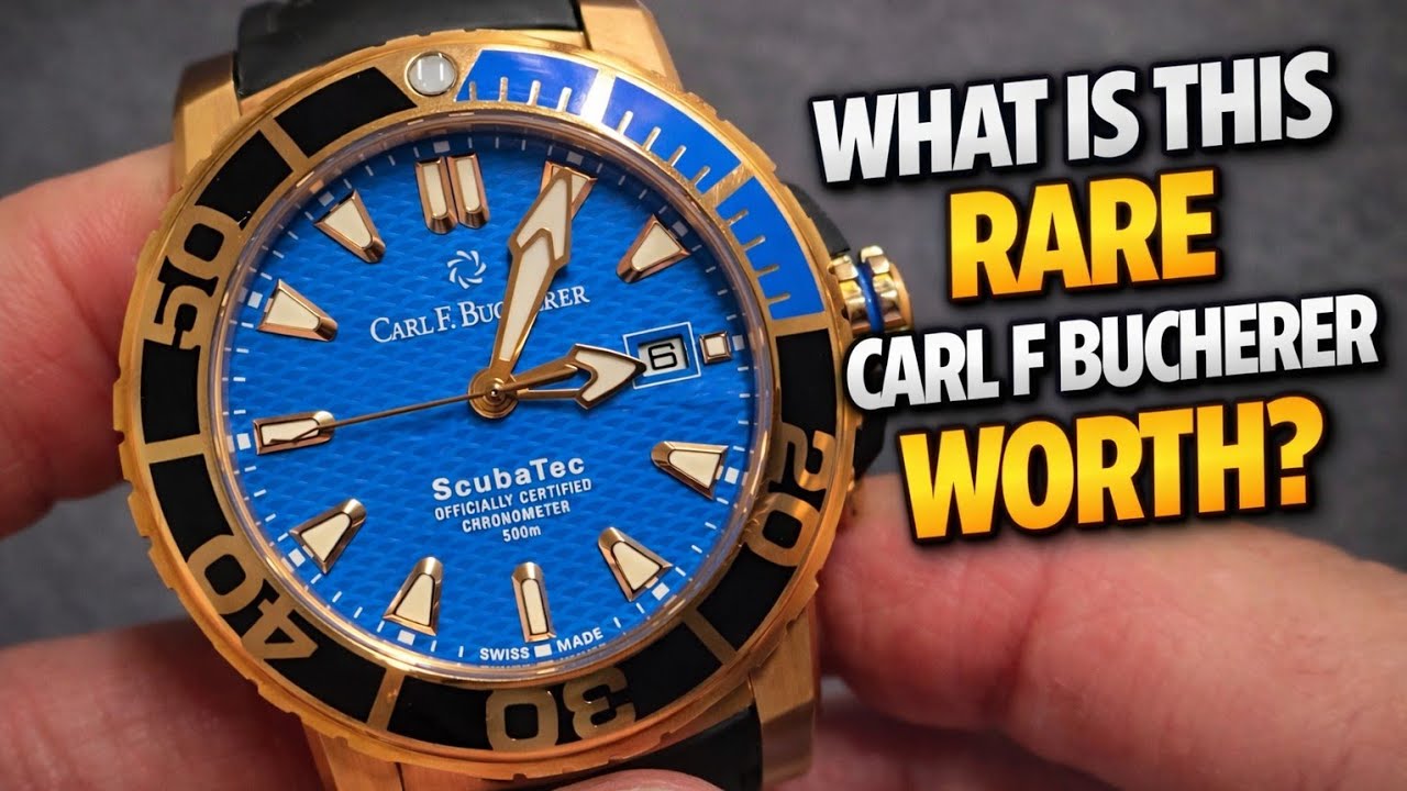 What is this rare solid gold Carl F. Bucherer worth???