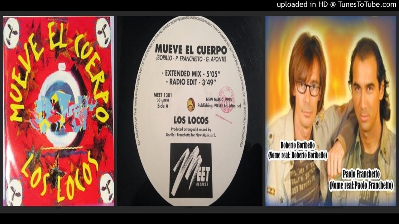 Los Locos ‎– Mueve El Cuerpo (Extended Mix ‎– 1995)