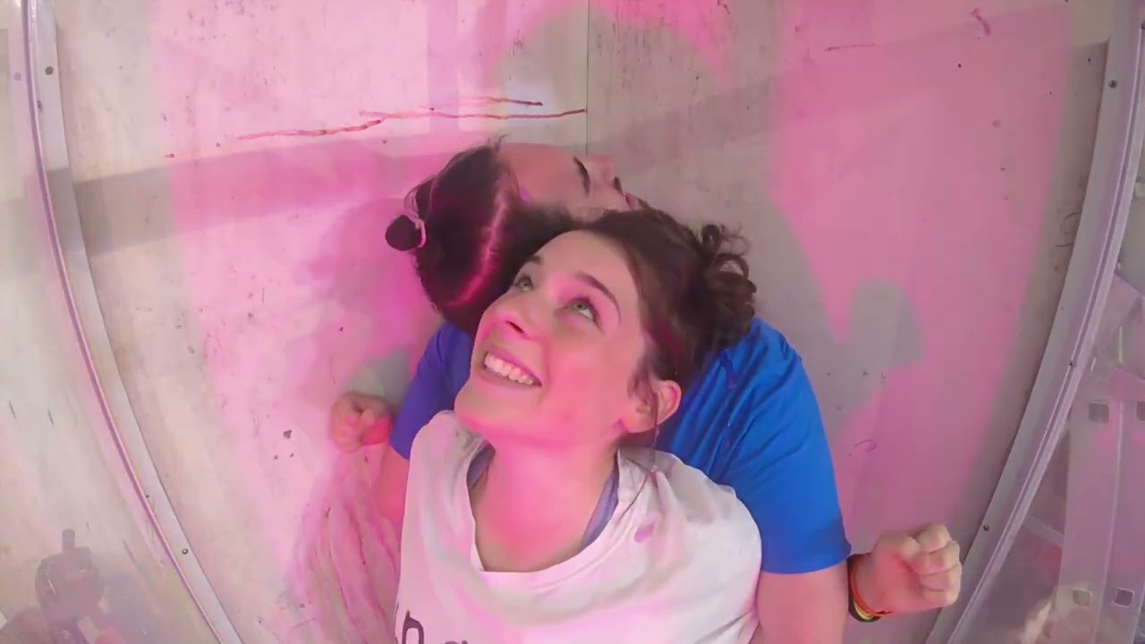 Guy and girl get gunged
