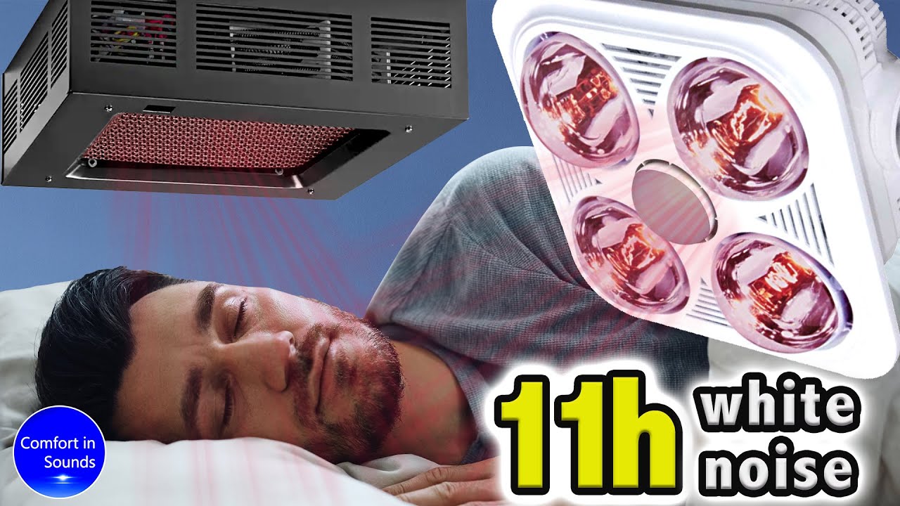 Белый шум, мгновенное засыпание, смесь звуков обогревателя для сна, учебы, отдыха, сосредоточения