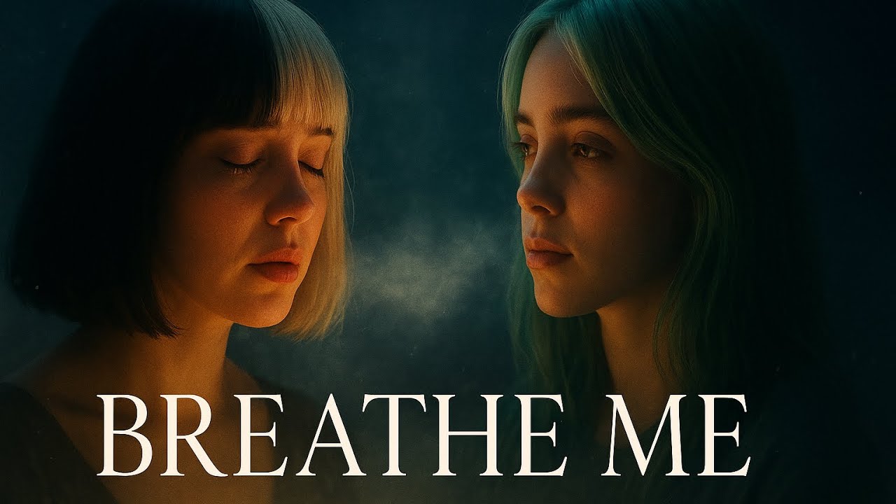 Sia & Billie Eilish - Breathe Me | Emotional Cinematic Duet (Official Lyric Video 2025)
