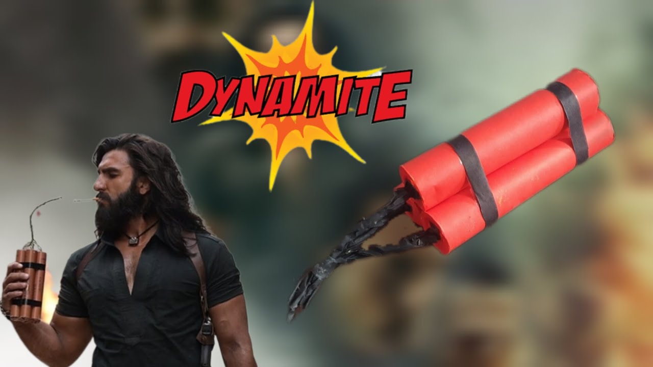 How to make Dynamite💥 with paper | Paper Craft/Prop | NON-HAZARDIOS | VIRAT CREATES 