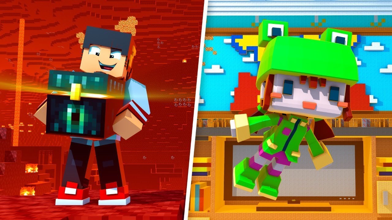 Minecraft: ENTREI NO NETHER COM RANA - SURVIVAL POINTS Ep.2 ‹ EduKof ›