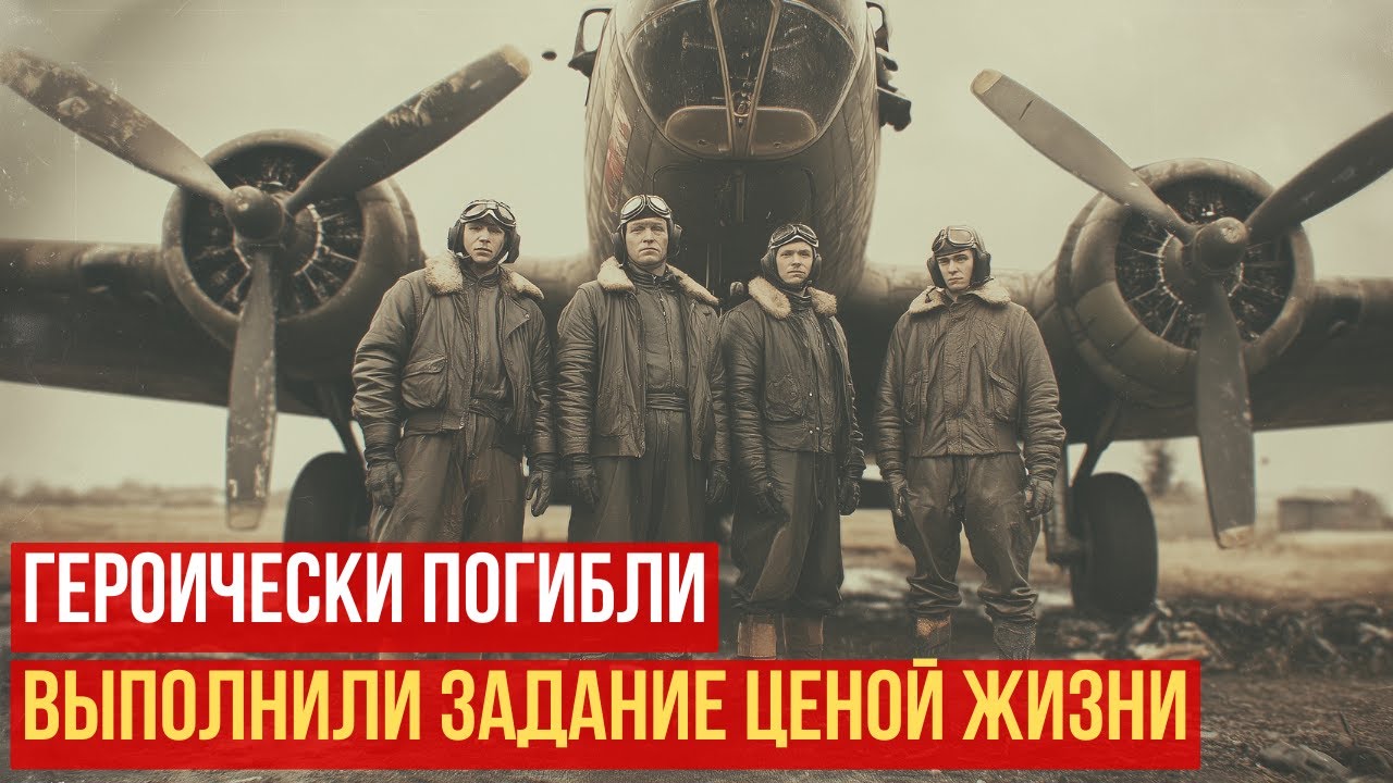 Героический подвиг экипажа Николая Гастелло