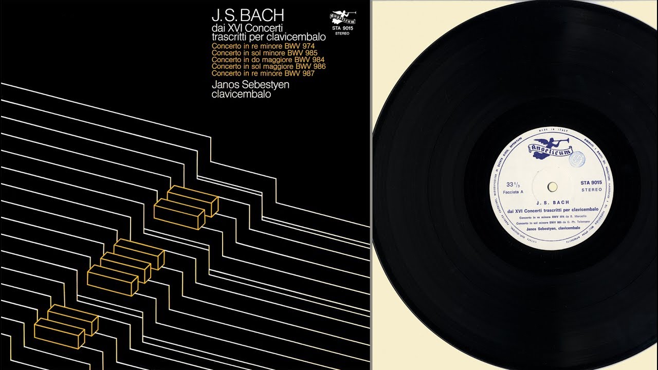 János Sebestyén (harpsichord) J.S. Bach dai XVI Concerti trascritti per clavicembalo
