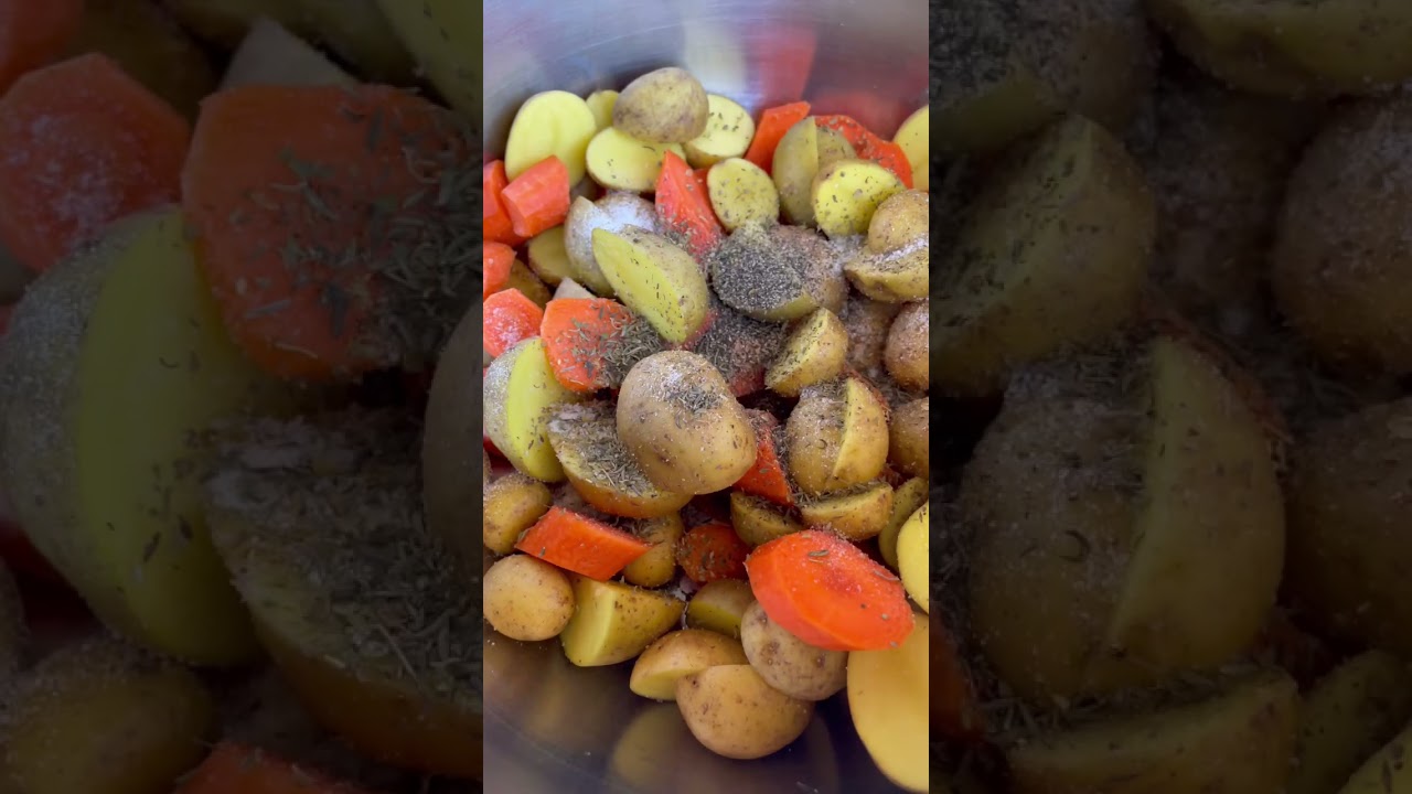 Oven Roasted Carrots & Potatoes 