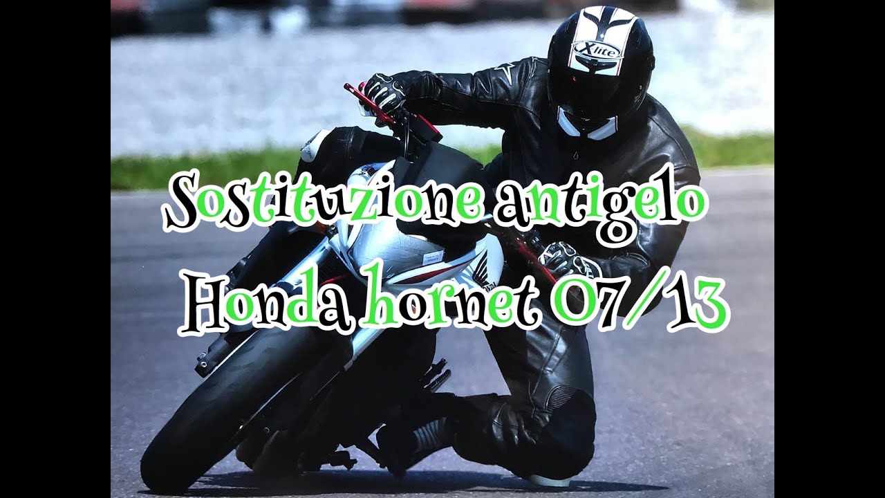 sostituzione antigelo honda hornet 2007/2013