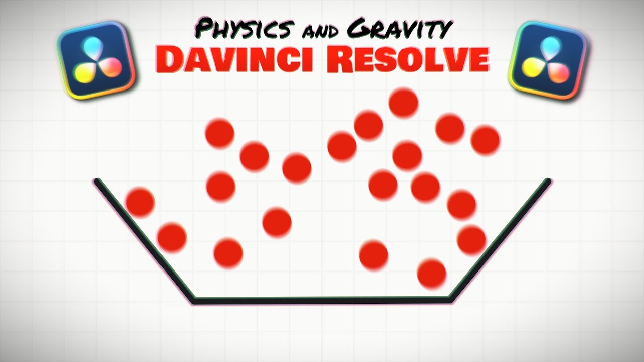 How to add Gravity and Physics in Davinci Resolve
