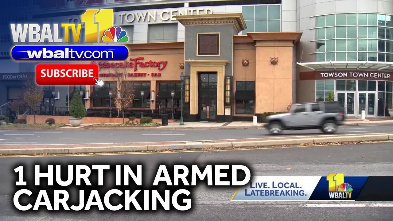 1 hurt in Towson Town Center armed carjacking