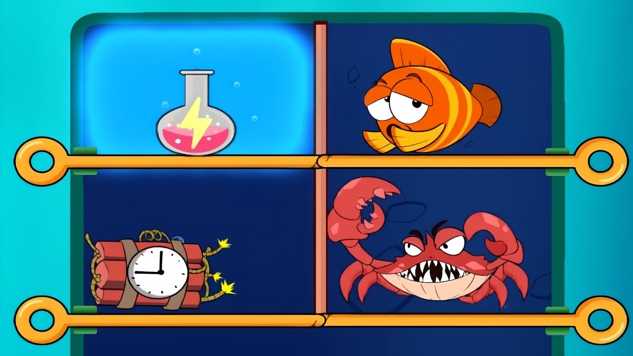 Save the Fish Challenge | Pull The Pin |Fish Rescue Game |Android Gameplay |Part 10 level 190 To 210
