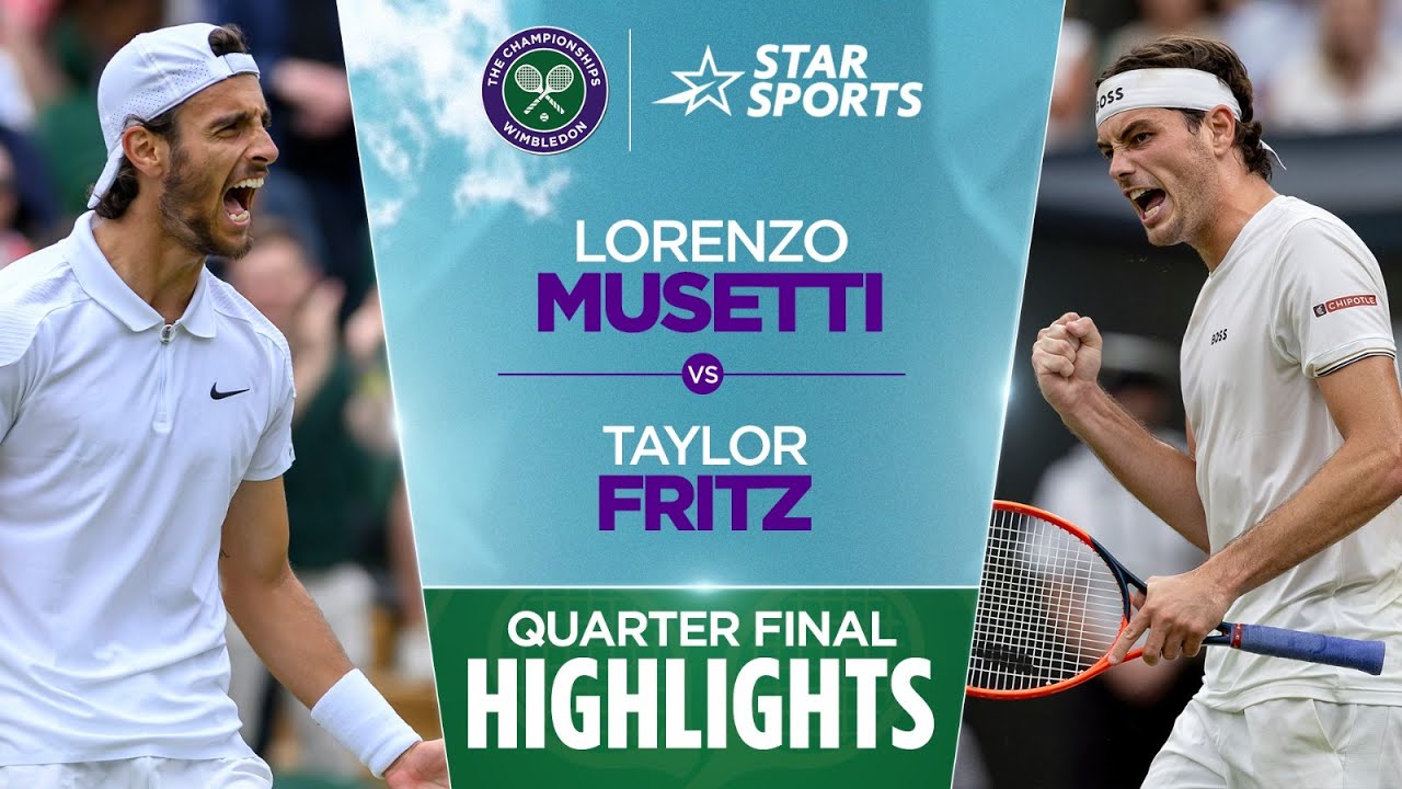 Wimbledon 2024 | #LorenzoMusetti shines bright in an epic Quarter Final win | #WimbledonOnStar