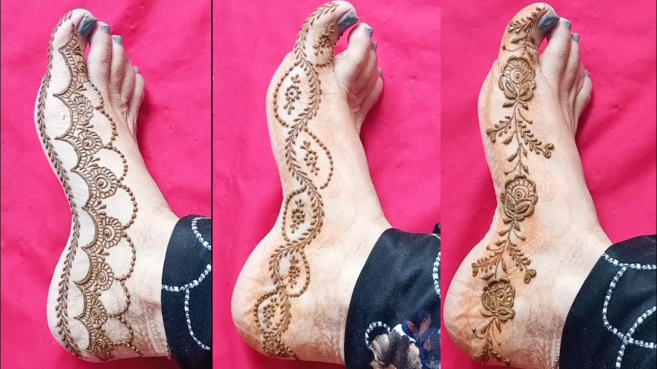 Stylish feet mehndi design 2026 | simple and easy foot mehndi design | mehndi ki design | mehndi 