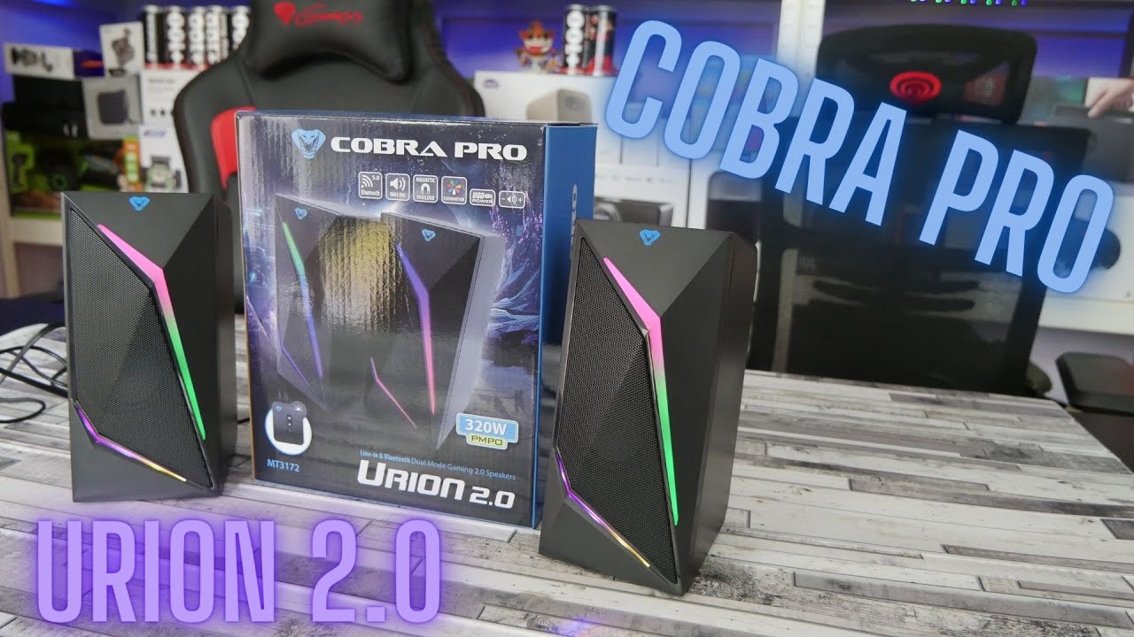 Cobra Pro Urion 2.0 (MT3172) - test tanich głośnik&oacute;w 2.0 z podświetleniem RGB od Media-Tech
