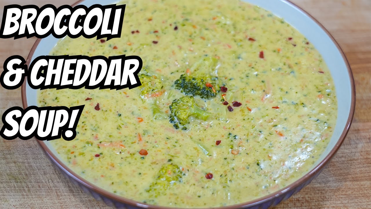 The BEST Broccoli & Cheddar Soup Recipe Ever