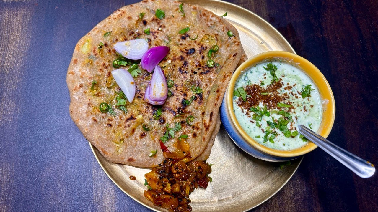 Paratha Series : Mix Veg Paratha with Dhaniya Raita | ढाबा स्टाइल मिक्स वेज पराठा| ਮਿਕਸ ਵੇਜ ਪਰਾਂਠਾ