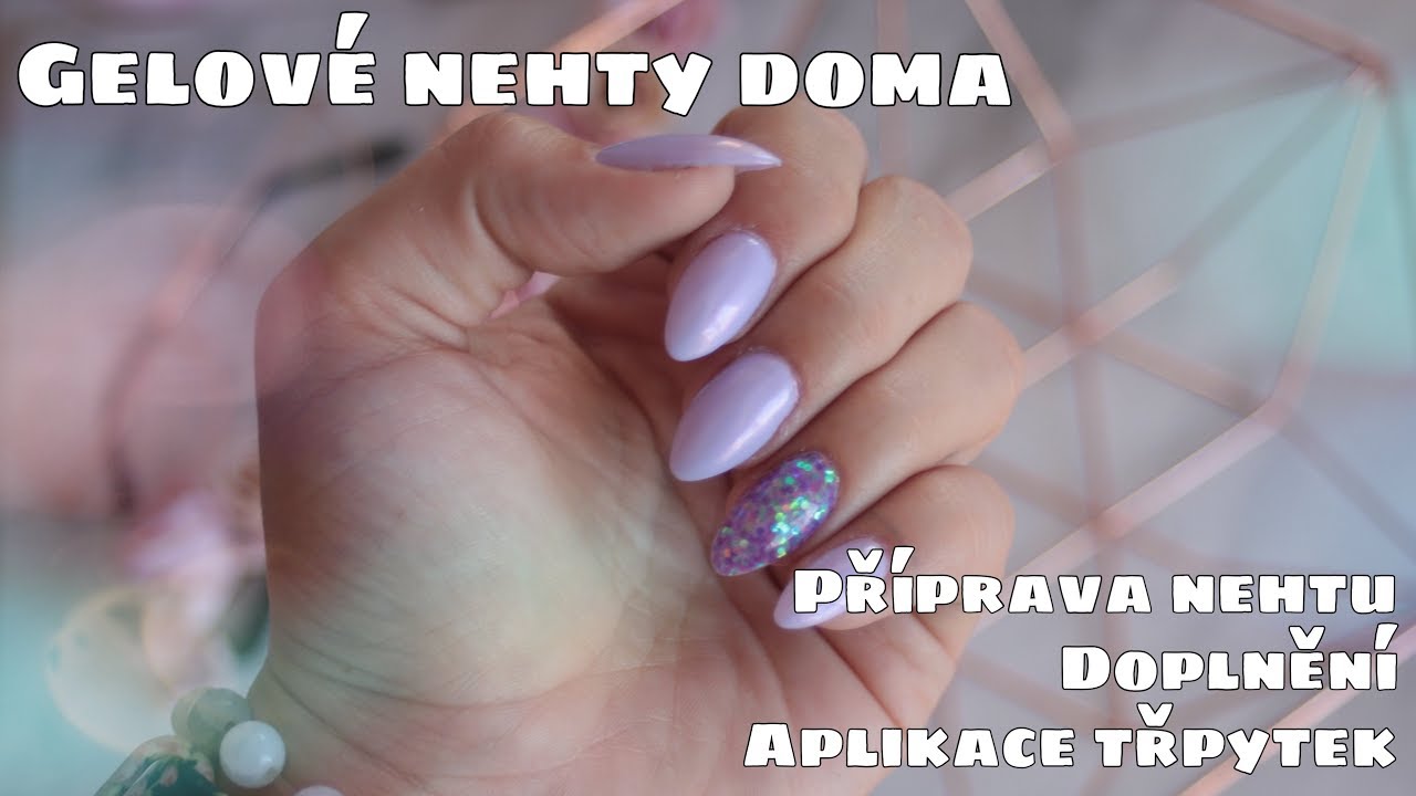 Gelové nehty doma: aplikace třpytek | Kate Cosmetics