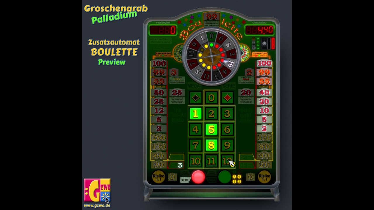 Groschengrab Palladium - Zusatzautomat  Boulette