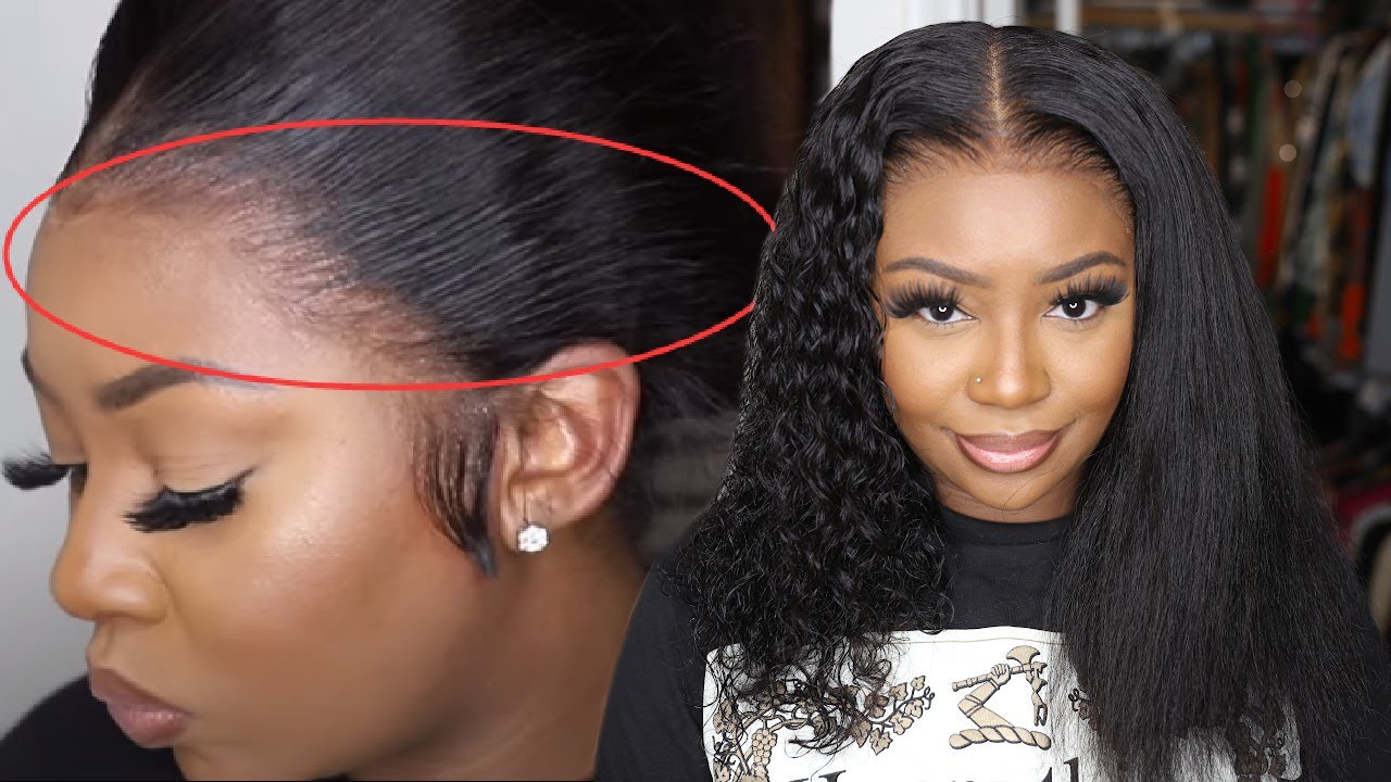 NEW CRYSTAL LACE!!! Skin Melted GROWN HAIRLINE | 2IN1 Style Wet and Wavy Transfer ft. GeniusWigs