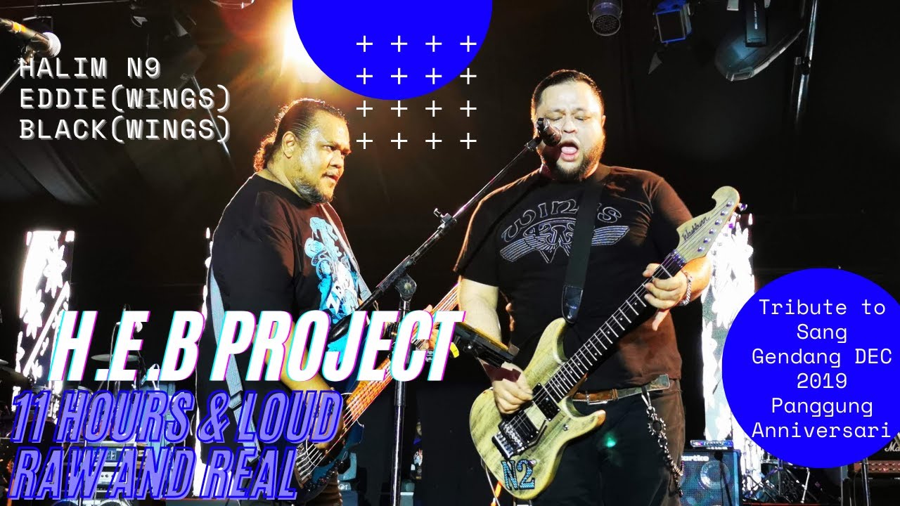 H.E.B (Halim N9, Eddie WINGS & Black WINGS) Tribute to Sang Gendang