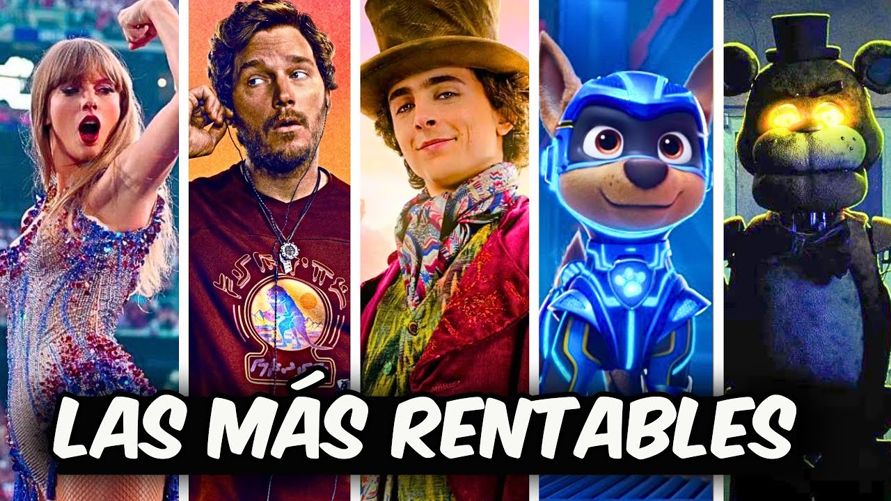LAS PELÍCULAS MÁS RENTABLES DE 2023. Disney queda mal, Wonka brilla, The Eras Tour y 5NAF sorprenden