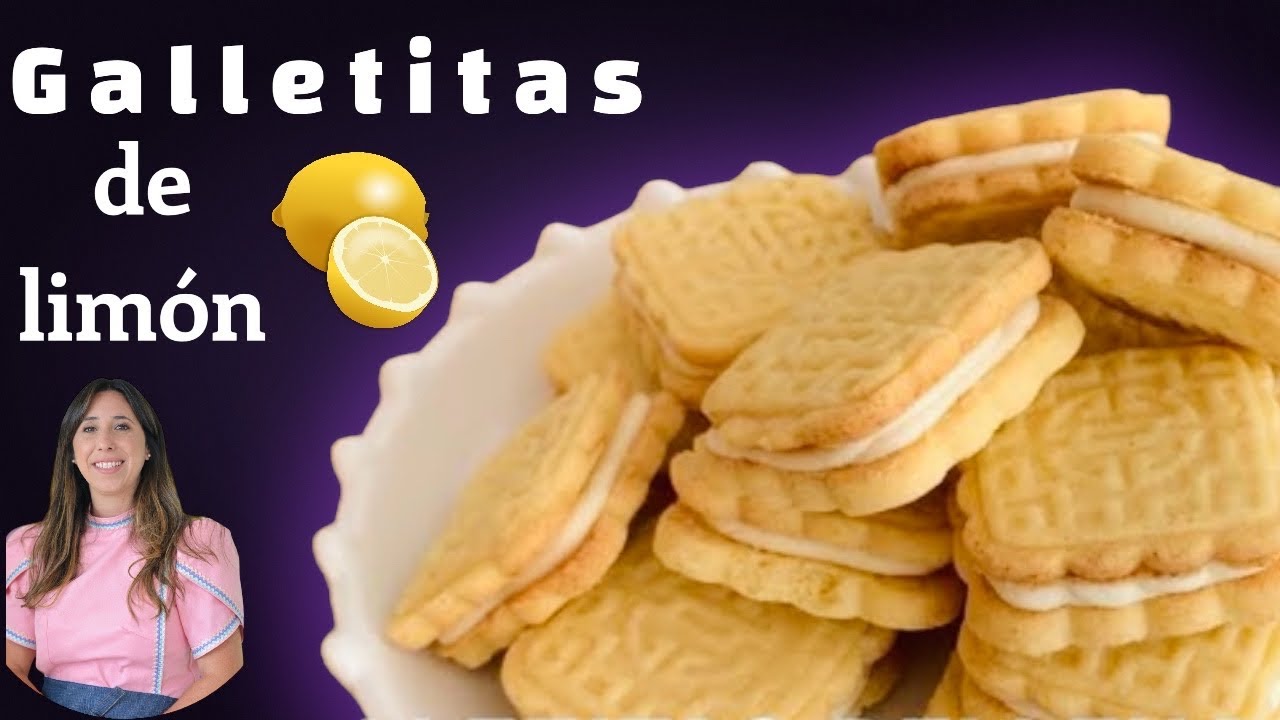 Galletitas rellenas de limón 🍋