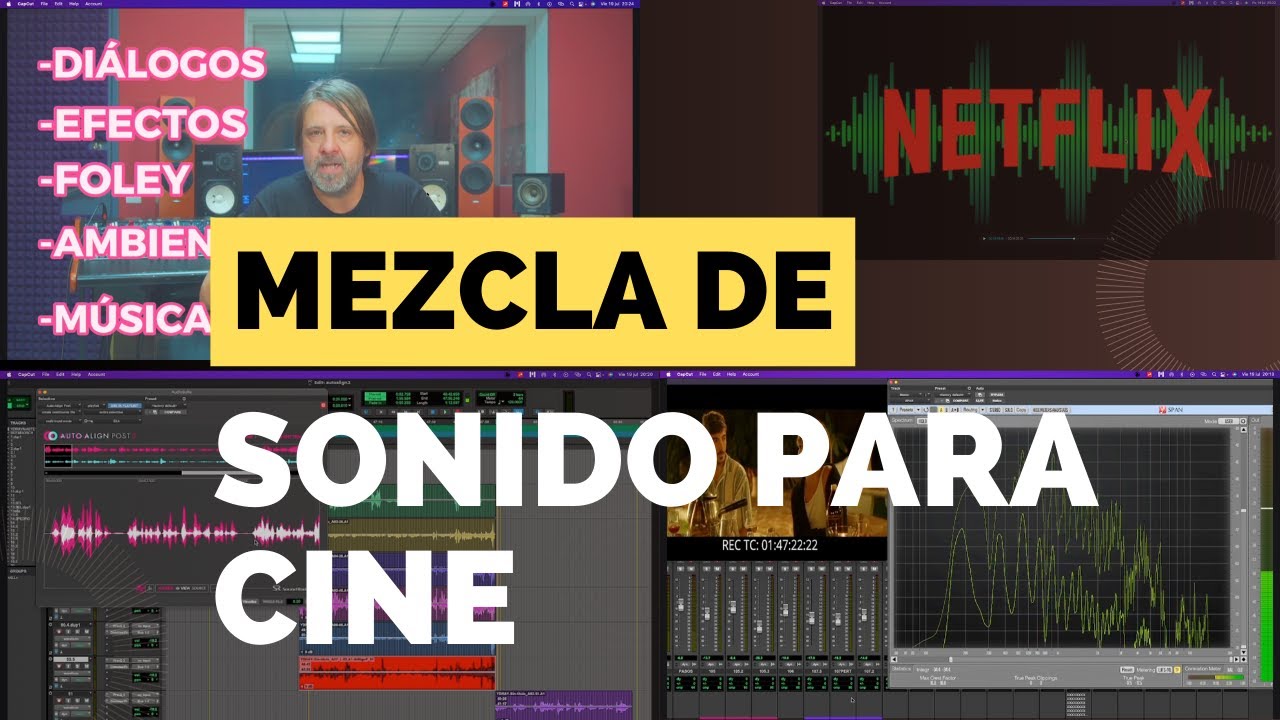 Clase | Postproducción de audio | Cómo mezclar el sonido de una película.