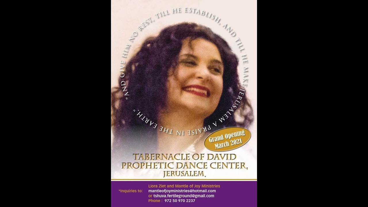 Liora Ziet Interview at the Tabernacle of David, Jerusalem.