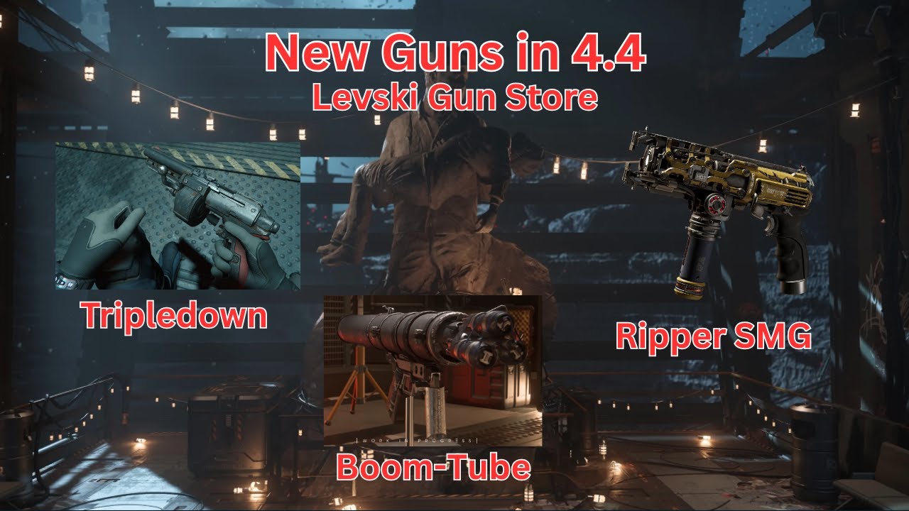 New Weapons BoomTube, TripleDown Ripper SMG and Levski Gunstore Location - Star Citizen 4.4
