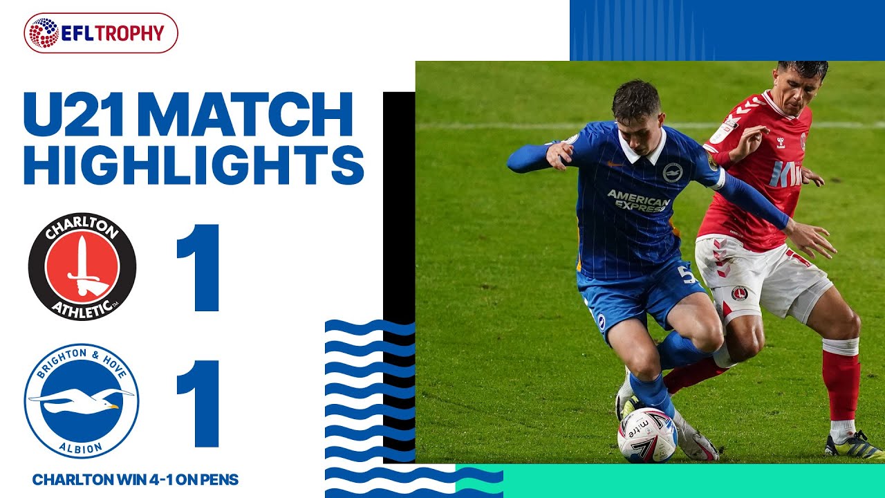 EFL Trophy Highlights: Charlton 1 Albion 1 (Charlton win 4-1 on penalties)