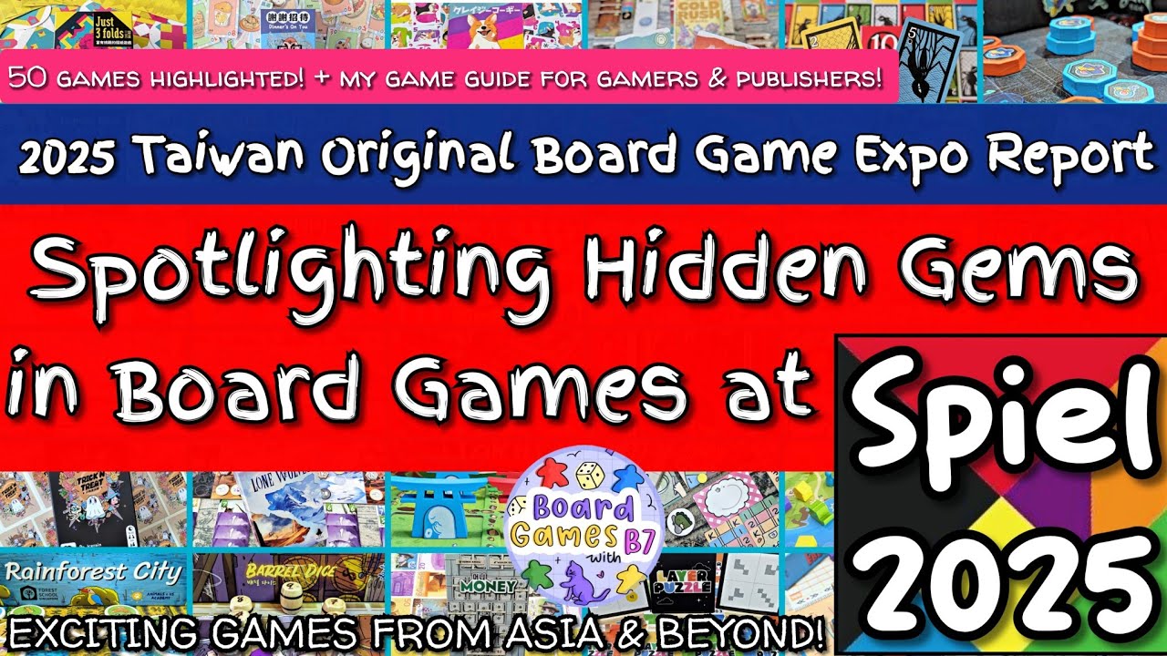 Hidden Gem Board Games, TOBE Report & Spiel Essen Game Guide