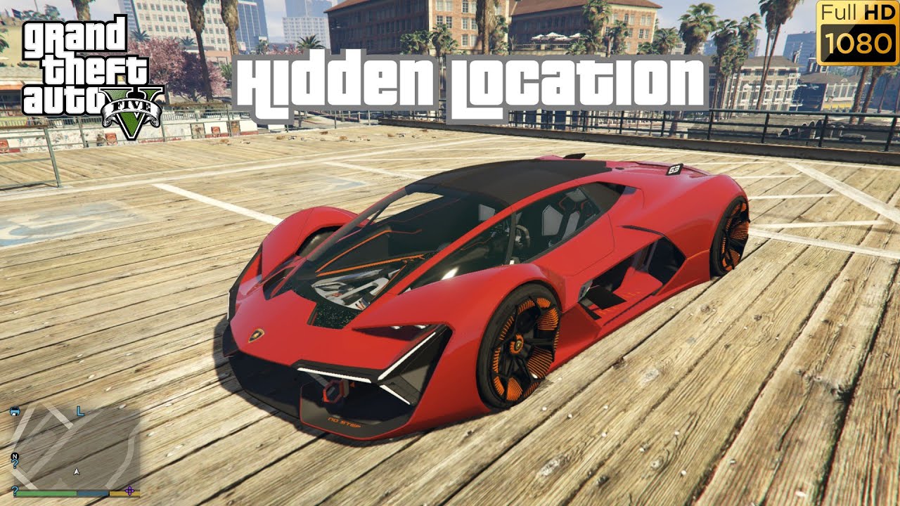 GTA 5 : Secret Location of Lamborghini Terzo Millennio | Gta 5 Car Glitch
