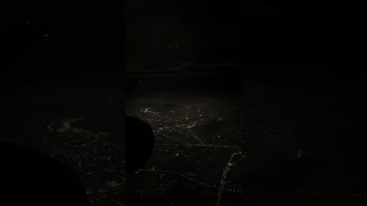 Etihad 787 over Bangkok at Night 