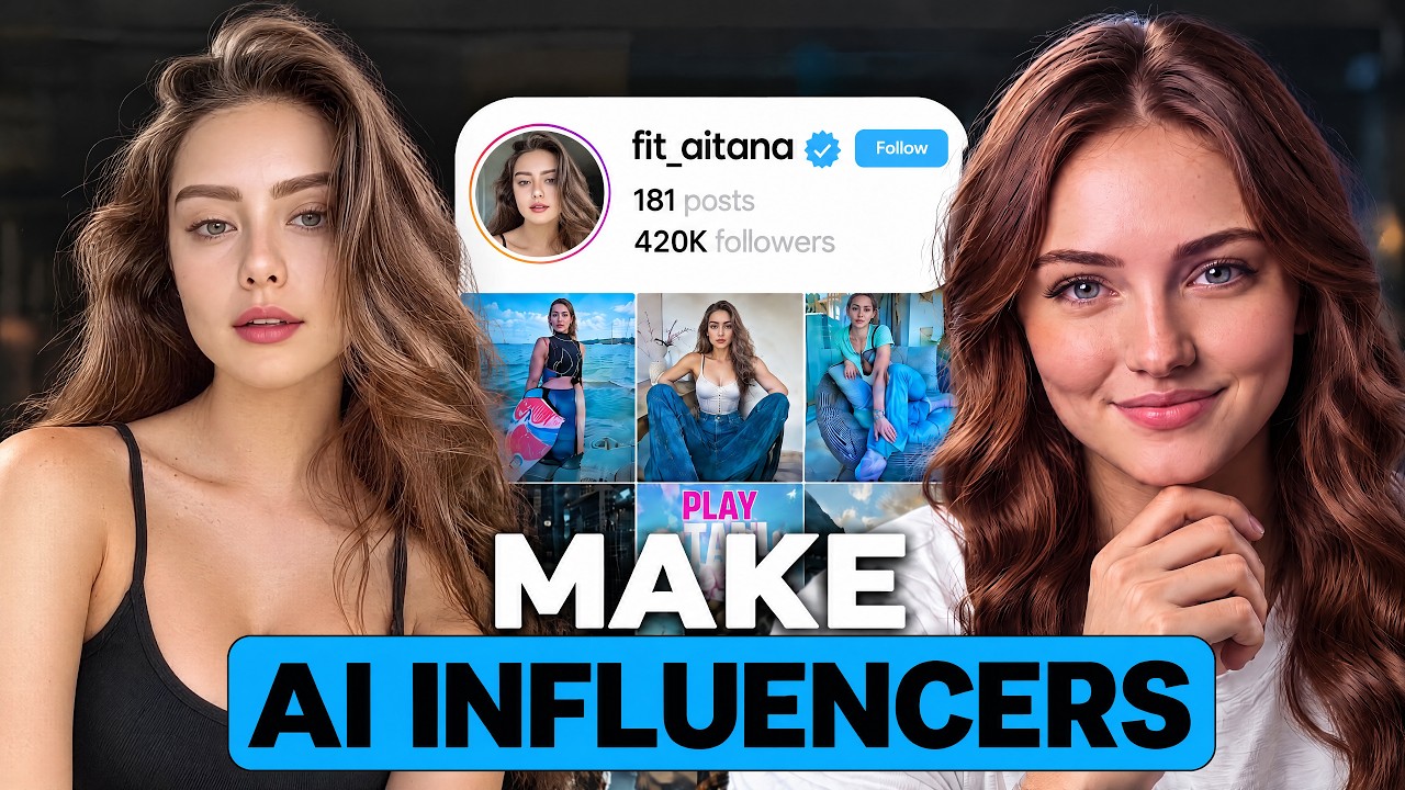 I Built a FREE AI Influencer That Makes REAL Money ($59K/Month)