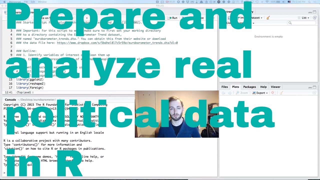 Analyze European survey data statistics in R (Rstudio)