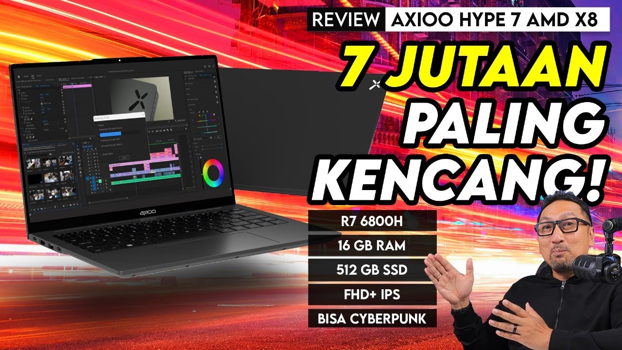 Laptop 7 Jutaan Terkencang dari Axioo | Review Axioo Hype 7 AMD X8