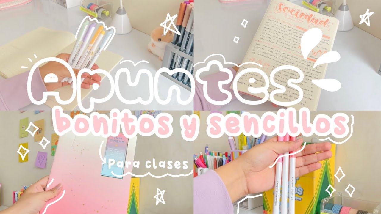 Apuntes bonitos y sencillos 🌈 | Colab con @sol_notes