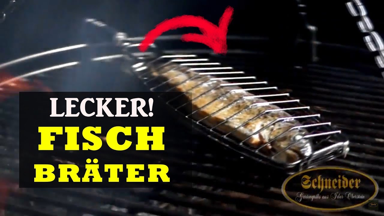 Fischbräter aus Edelstahl 🐟🔥 Fisch perfekt grillen