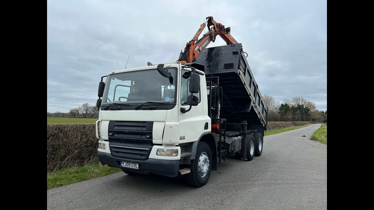 DAF CF 75 310 6 X 4 Tipper with Grab