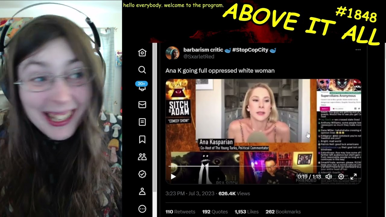 TYT Host Ana Kasparian Says On Live Stream That She Is AFRAID To Talk To Non-White People