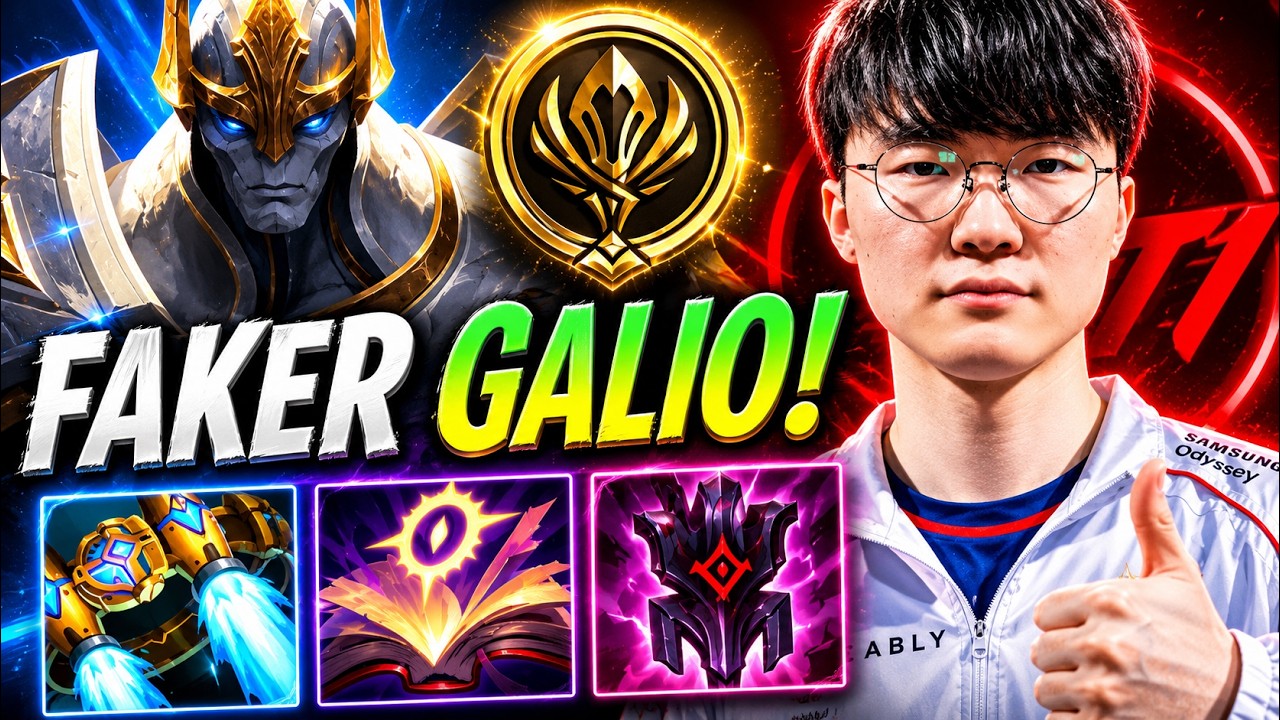 T1 FAKER THE GALIO GOD! 😱MSI BOOTCAMP🔥 T1 FAKER PLAYS GALIO MID vs RYZE!