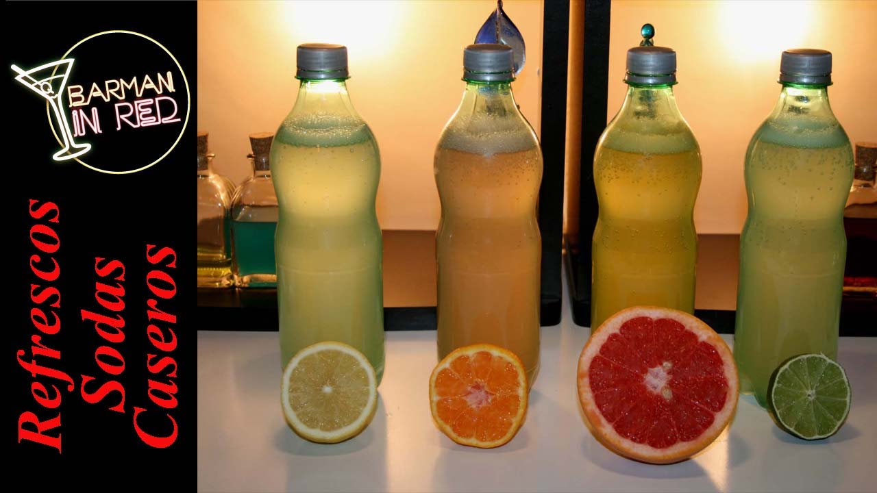 como hacer REFRESCOS Y SODAS CASEROS