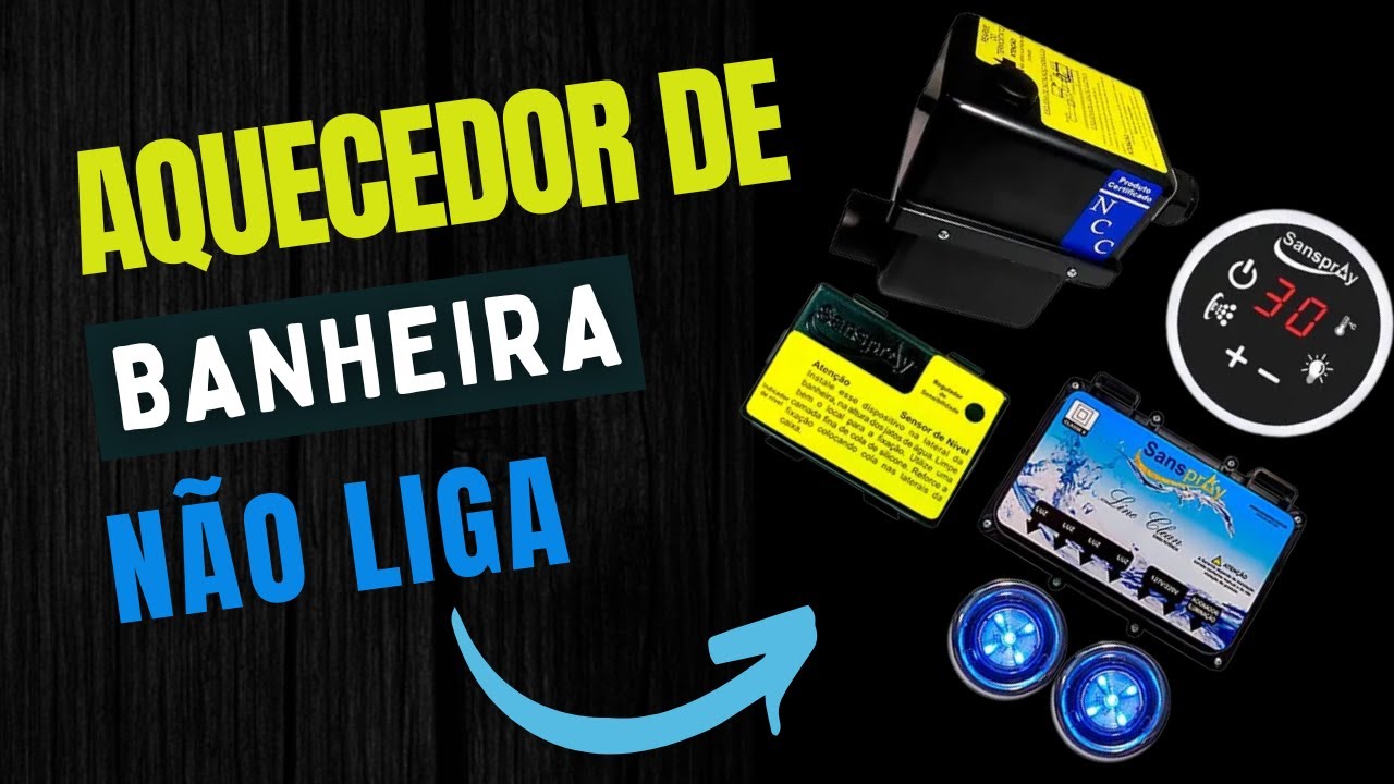 Aquecedor de banheira não liga  Dica de reparos...