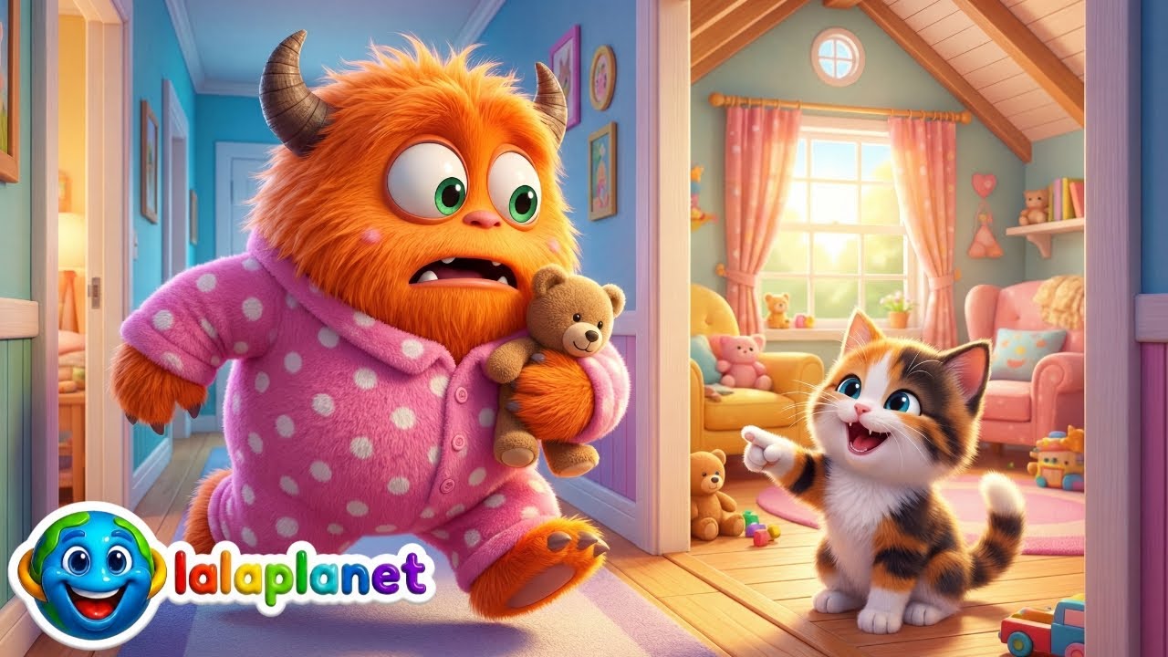 LaLaPlanet - Hai să r&acirc;dem de Bau Bau🎃👻 | C&acirc;ntecel despre curaj, explorare și &icirc;nfruntarea fricii 🧸
