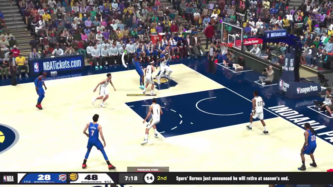 NBA, realistic broadcast.