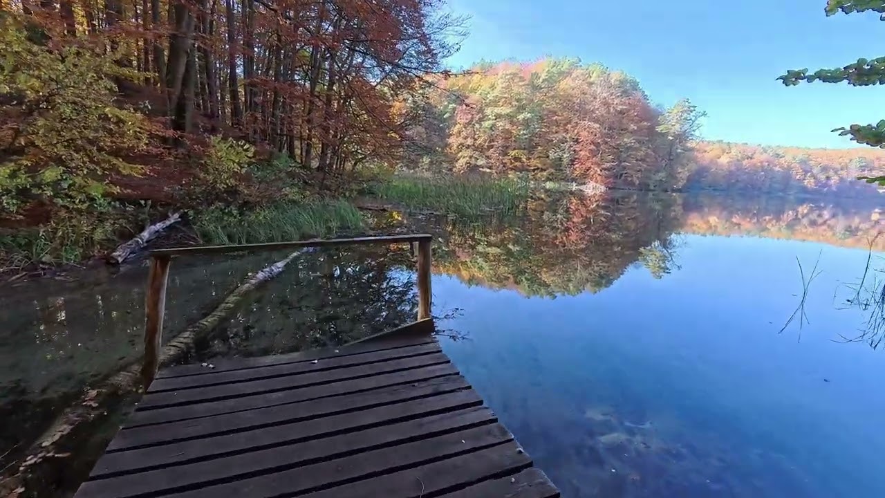 Łag&oacute;w. Rowerowa trasa wok&oacute;ł jeziora