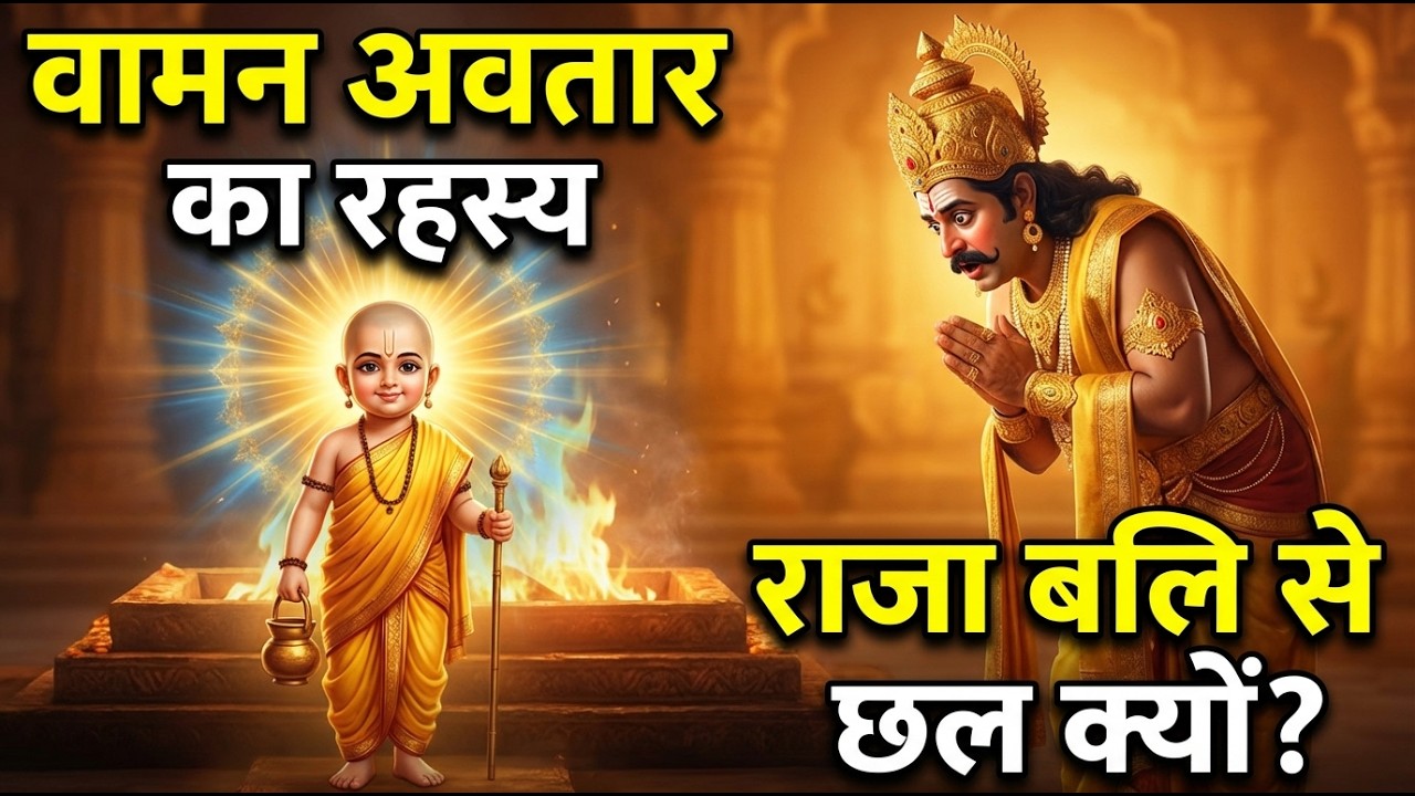 वामन अवतार का गूढ़ रहस्य? | क्यों भगवान विष्णु ने वामन अवतार में राजा बलि को छला? 🙏