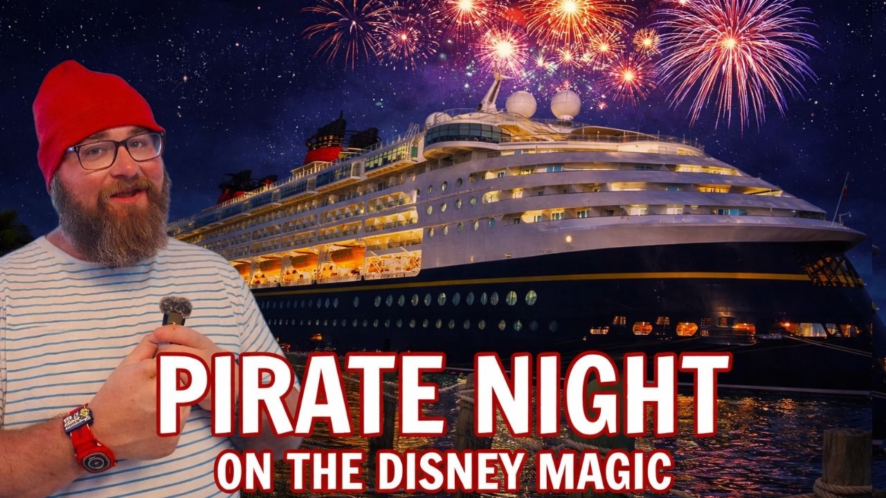 Pirate Night on the Disney Magic 🏴‍☠️ Fireworks at Sea, Pirate Party & Disney Cruise Tips