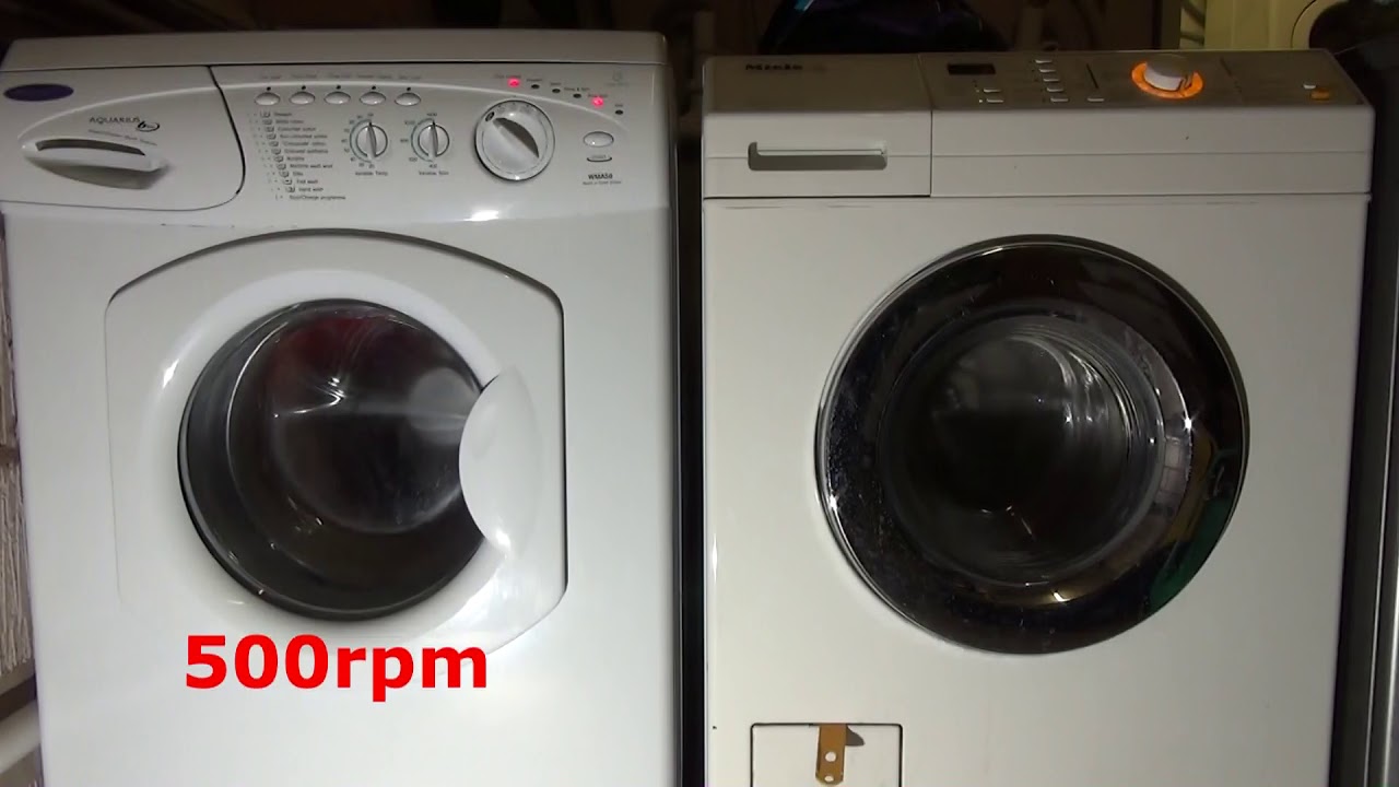 Spin race No.22 : Hotpoint vs Miele